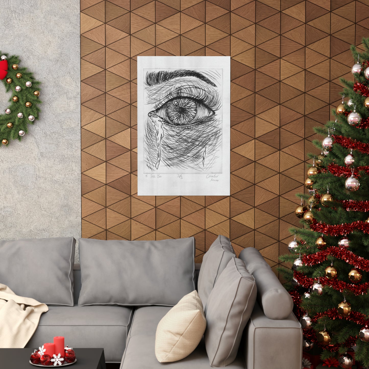 "I See You 2" Premium Matte Poster Print