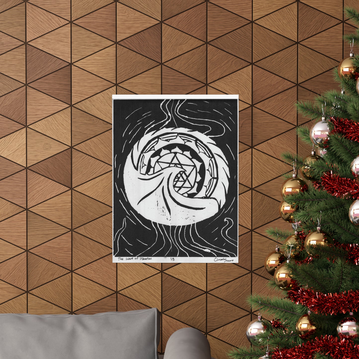 "Wave of Vibration" Premium Matte Poster Print