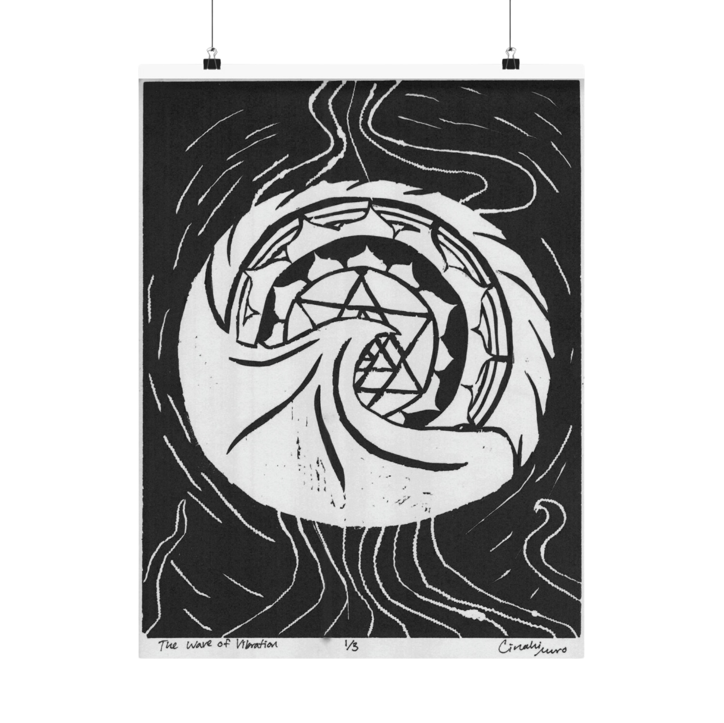 "Wave of Vibration" Premium Matte Poster Print
