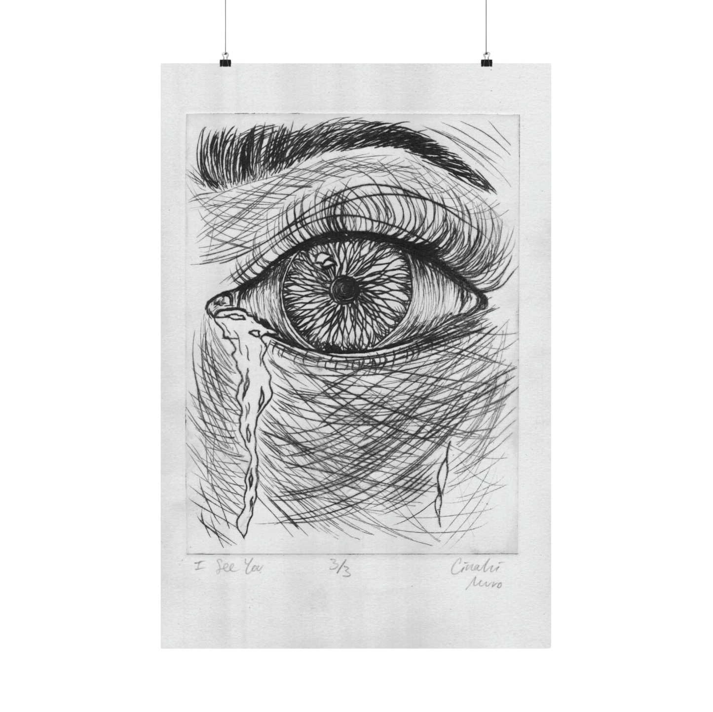 "I See You 2" Premium Matte Poster Print