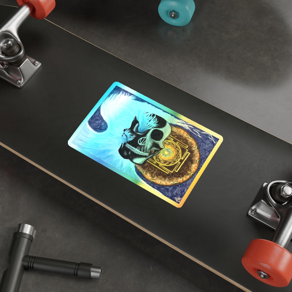 "Life and Death" Holographic Sticker
