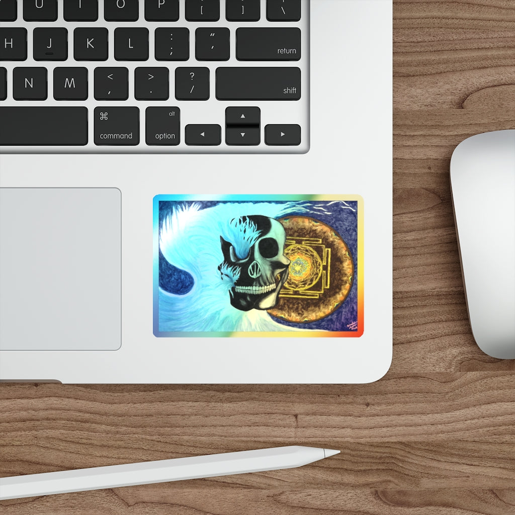 "Life and Death" Holographic Sticker