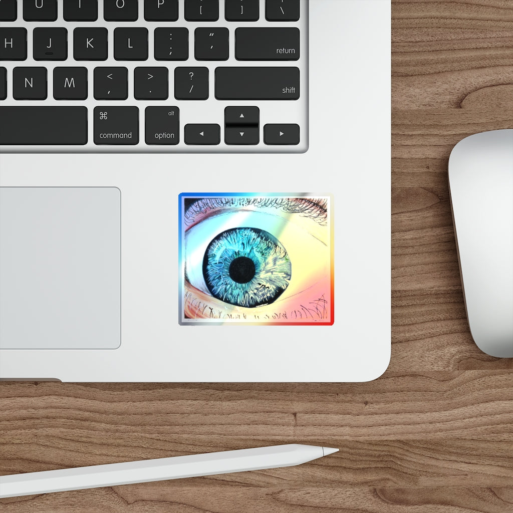 "I See You" Holographic Sticker