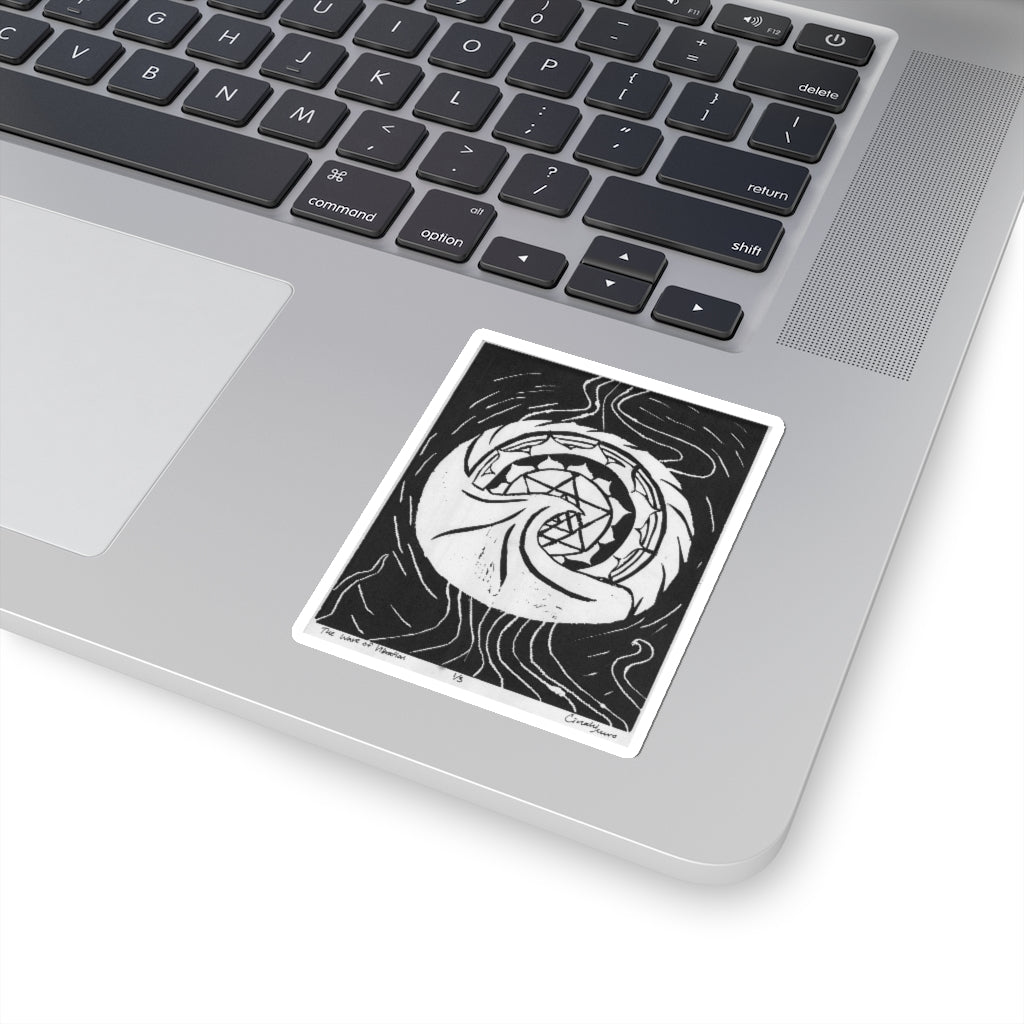 "Wave of Vibration" Sticker