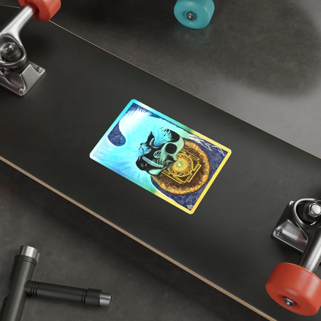 "Life and Death" Holographic Sticker