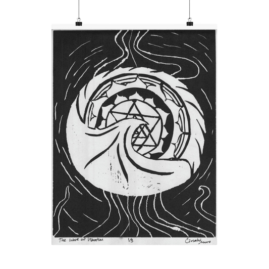 "Wave of Vibration" Premium Matte Poster Print