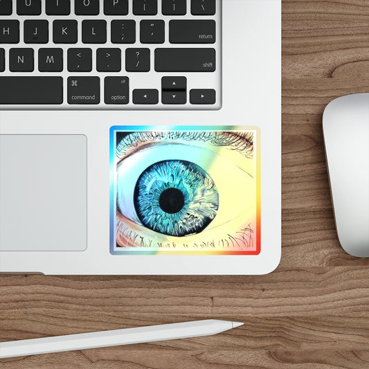 "I See You" Holographic Sticker