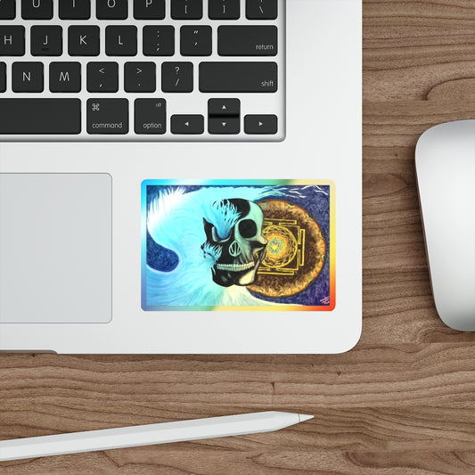 "Life and Death" Holographic Sticker